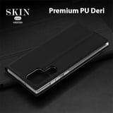 Dux Ducis SM Galaxy S23 Plus Kılıf Skin Pro Series Flip Cover Kapaklı Kılıf-(5775)