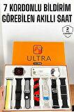 Akıllı Saat 7 Farklı Kordonlu Arama Cevaplayan Bildirim GPS Özelliği