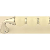 İris Porselen Kulp Beyaz Krom 96mm (2 Adet)