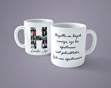 Öğretmenler gününe özel Atatürk resimli H harfli İsimli Baskılı kupa bardak