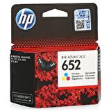 HP 652 ORJİNAL RENKLİ KARTUŞ