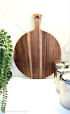 HBS ART DESİGN AKASYA SAPLI SUNUM TAHTASI 40X31 CM