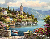 Huzur Limanı Çerçevesiz 90x110 Sayılarla Boyama Hobi Seti