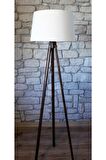 Masif 3 Ayaklı Lambader,tripod (kemik-koyu Ceviz)