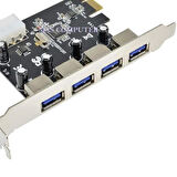 NAVİDATA NVD-EX6 4 PORT USB 3.0 PCI-EXPRESS KART 4 PORTLU 3.0 USB HUB ÇOKLAYICI KART