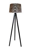 Leopar Desen ,masif 3 Ayaklı Lambader,tripod(Siyah Ayak)