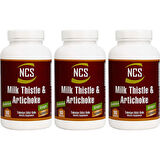 Ncs Deve Dikeni Enginar Kara Hindiba Zencefil Turp Maydanoz Zerdeçal 90 Tablet x 3 Adet