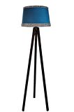 Masif Tripod Lambader ( Mavi/Koyu Ceviz )