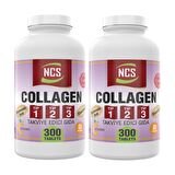 Ncs Collagen () (Tip) 1-2-3 Hyaluronic Acid 2 x 300 Tablet = 600 Tablet C   E   D Vitamini