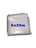 ABK PLASTİK Şeffaf Sera Naylon 8 x 20
