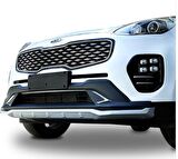 Kia sportage ön ve arka koruma difüzör 2016-2018 çift çıkış egzoz makyajsız kasalar