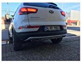 Kia sportage ön ve arka koruma difüzör 2011-2015 çift çıkış egzoz