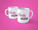 Barbie Değil Harbi Baskılı Kupa Bardak