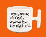 Hayat Şartları Küfürsüz Yaşamak İçin Elverişli Değil Latte Kupa