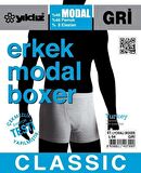 Yıldız 41 Gri Modal Likralı Boxer