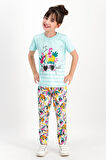 Roly Poly 1736 Kısa Kol Kız Çocuk Pijama Takımı