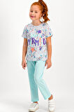 Roly Poly 1743 Kısa Kol Kız Çocuk Pijama Takımı