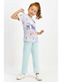 Roly Poly 1743 Kısa Kol Kız Çocuk Pijama Takımı