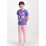 Roly Poly 1743 Kısa Kol Kız Çocuk Pijama Takımı