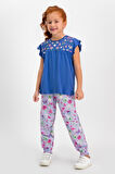 Roly Poly 1795 Kısa Kollu Kız Çocuk Pijama Takımı