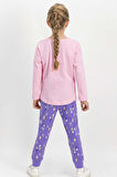 Roly Poly 1742 1-4 Yaş Uzun Kollu Kız Çocuk Pijama Takımı