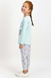 Roly Poly 1742 Garson Boy Uzun Kollu Kız Çocuk Pijama Takımı