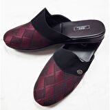 G&C Jakarlı Poli Tabanlı Kumaş Erkek Çeyiz Terlik