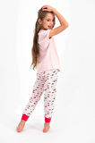 Roly Poly 2460 Kız Çocuk Garson Collect Somon Kısa Kol Pijama Takımı
