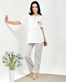 HF Club 3108 Kadın Kısa Kol Pijama Takımı