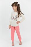 Roly Poly 2569 Winter Love Kız Çocuk Uzun Kol Pijama Takımı