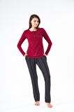 PJS 22408 Kadın Patlı Pijama Takım