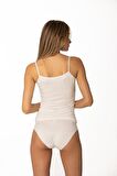 Pierre Cardin 315 Kadın Dantelli Penye Kaşkorse Atlet Külot Takım