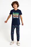 Roly Poly 2723 Garson Shark Lacivert Erkek Çocuk Eşofman Takımı