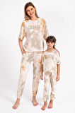 Arnetta 1808 Garson Cool Girl Fildişi Salaş Kız Çocuk Pijama Takımı