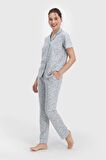 Pierre Cardin 7692 Sea Shell Kadın Gömlek Pijama