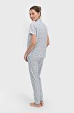 Pierre Cardin 7692 Sea Shell Kadın Gömlek Pijama