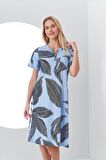 Pjs 24136 Kadın Patlı Desenli Elbise