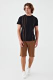 Arnetta 2509 Vertical Stripes Erkek Bermuda Takım