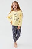 Roly Poly 3063 Pomme Apple Kız Çocuk Uzun Kol Pijama Takım