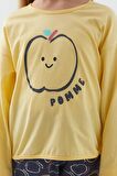 Roly Poly 3063 Garson Pomme Apple Kız Çocuk Uzun Kol Pijama Takım