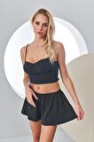 Pjs Pijama 24218 Kadın 3'lü Bustiyer Takım