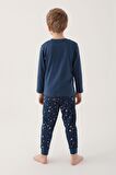 Roly Poly 3177 Garson Best Kids The Galaxy Erkek Çocuk Uzun Kol Pijama Takım