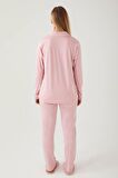 Pierre Cardin 7717 Kadın Boydan Patlı Pijama Takım