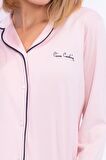 Pierre Cardin 7717 Kadın Boydan Patlı Pijama Takım
