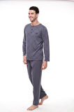 Pijadore 1400 Erkek Uzun Kollu Pijama Takım