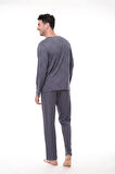 Pijadore 1400 Erkek Uzun Kollu Pijama Takım