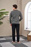 PJS 23710 Erkek Jakarlı Pijama Takım