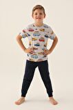 Roly Poly 3358 Surf's Up Erkek Çocuk Pijama Takımı