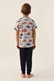 Roly Poly 3358 Surf's Up Erkek Çocuk Pijama Takımı