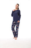Pijadore 1561 Kadın Uzun Kollu Pijama Takım